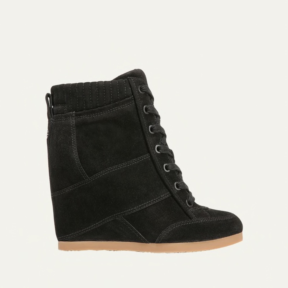 Veronica Beard Elissa Suede Wedge Sneakers size 7.5